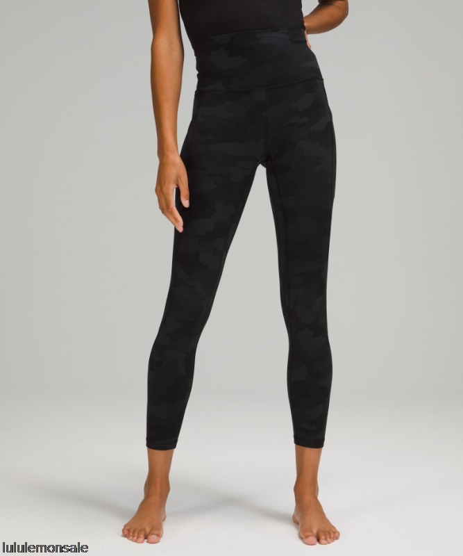 Lululemon Damen DELULU055 | Lululemon Deutschland Camo Deep Carbon Mehrreihige Hoch Sitzende Hose Mit Taschen 25